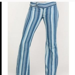 Free People Journey striped jeans